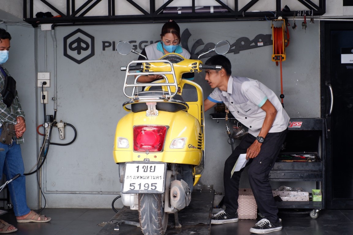 ศูนย์บริการเวสป้ามีนบุรี ครบวงจร